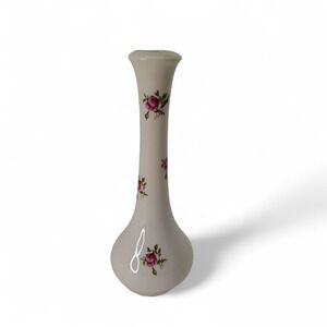 Holiday House Bud Vase Small‎ Floral Rose Accent Vase Home Decor 6.5" Tall